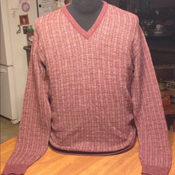 Pierre Cardin Other - Pierre Cardin sweater XXLT  salmon v-neck